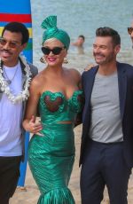 KATY PERRY, Lionel Richie, Ryan Seacrest and Luke Bryan on the Set of Aamerican Idol 01/29/2019