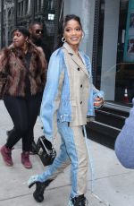 KEKE PALMER Arrives at Build Series in New York 02/07/2019