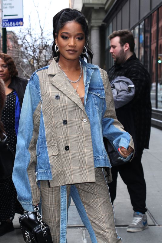 KEKE PALMER Arrives at Build Series in New York 02/07/2019