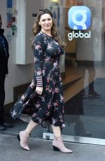 KELLY BROOK Arrives at Heart Radio in London 02/15/2019