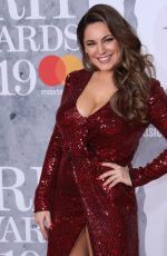 KELLY BROOK at Brit Awards 2019 in London 02/20/2019