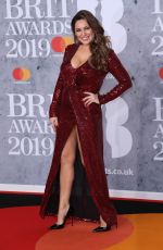 KELLY BROOK at Brit Awards 2019 in London 02/20/2019