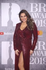 KELLY BROOK at Brit Awards 2019 in London 02/20/2019