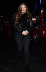 KELLY BROOK Leaves Global Radio in London 02/01/2019