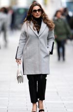 KELLY BROOK Out and About in London 02/13/2019
