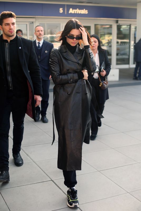 KENDALL JENNER Arrives at Airport in Milan 02/21/2019