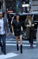 KENDALL JENNER Arrives at Longchamp Show in New York Fashion Week 02/09/2019