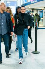 KENDALL JENNER at Penn Train Station in New York 02/12/2019