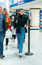 KENDALL JENNER at Penn Train Station in New York 02/12/2019