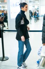 KENDALL JENNER at Penn Train Station in New York 02/12/2019
