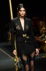 KENDALL JENNER at Versace Runway Show at Milan Fashion Week 02/22/2019