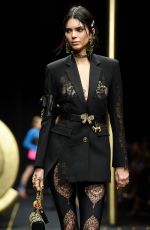 KENDALL JENNER at Versace Runway Show at Milan Fashion Week 02/22/2019