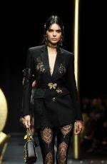 KENDALL JENNER at Versace Runway Show at Milan Fashion Week 02/22/2019
