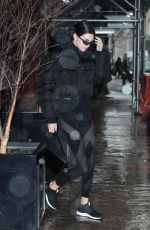 KENDALL JENNER Leaves Her Hotel in New york 02/12/2019