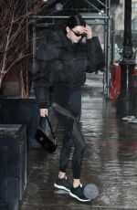 KENDALL JENNER Leaves Her Hotel in New york 02/12/2019