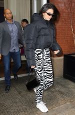 KENDALL JENNER Leaves Mercer Hotel in New York 02/11/2019