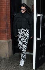 KENDALL JENNER Leaves Mercer Hotel in New York 02/11/2019