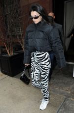 KENDALL JENNER Leaves Mercer Hotel in New York 02/11/2019