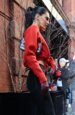 KENDALL JENNER Leaves Mercer Hotel in New York 02/14/2019