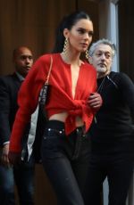 KENDALL JENNER Leaves Mercer Hotel in New York 02/14/2019