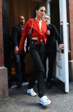 KENDALL JENNER Leaves Mercer Hotel in New York 02/14/2019