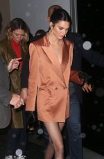 KENDALL JENNER Leaves Stuart Weitzman Party in New York 02/12/2019