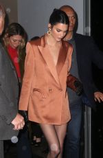 KENDALL JENNER Leaves Stuart Weitzman Party in New York 02/12/2019