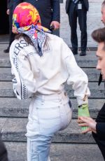 KENDALL JENNER Leaves Versace Fashion Show in Milan 02/22/2019