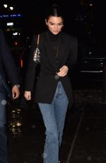 KENDALL JENNER Night Out in New York 02/12/2019