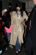 KENDALL JENNER Out and About in Milan 02/21/2019