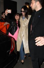 KENDALL JENNER Out and About in Milan 02/21/2019