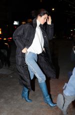 KENDALL JENNER Out and About in New York 01/31/2019