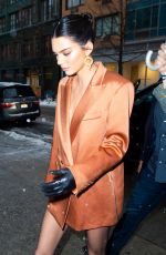 KENDALL JENNER Out in New York 02/12/2019