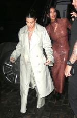 KIM and KOURTNEY KARDASHIAN Night Out in New York 02/07/2019