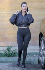 KOURTNEY KARDASHIAN Leaves a Studio in Los Angeles 01/31/2019