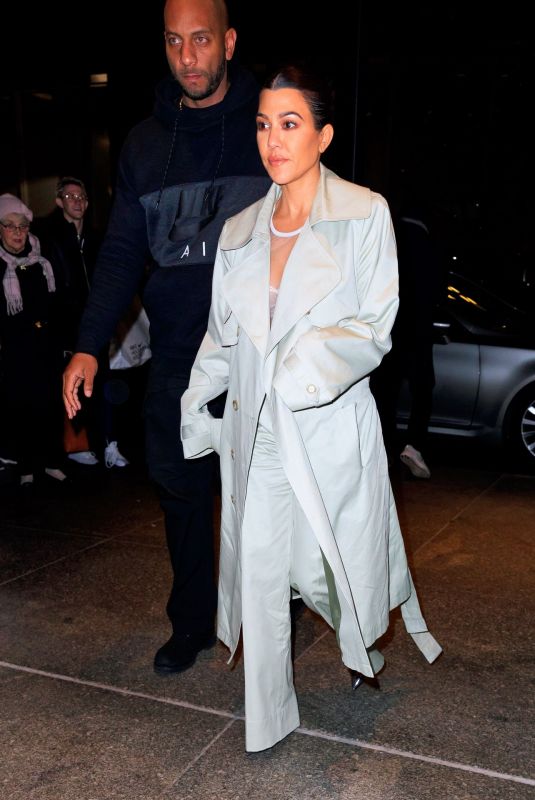 KOURTNEY KARDASHIAN Out for Dinner at Milos in New York City 02/07/2019