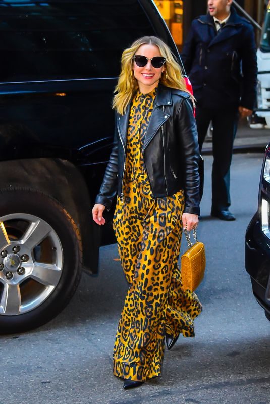 KRISTEN BELL Out in New York 02/25/2019