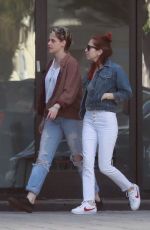 KRISTEN STEWART and SARA DINKIN at Out in Los Angeles 02/16/2019