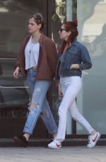 KRISTEN STEWART and SARA DINKIN at Out in Los Angeles 02/16/2019