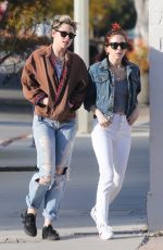 KRISTEN STEWART and SARA DINKIN at Out in Los Angeles 02/16/2019