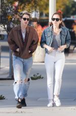 KRISTEN STEWART and SARA DINKIN at Out in Los Angeles 02/16/2019