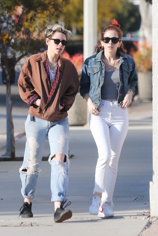 KRISTEN STEWART and SARA DINKIN at Out in Los Angeles 02/16/2019
