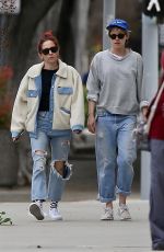 KRISTEN STEWART and SARA DINKIN Heading to a Spa in Los Angeles 02/13/2019