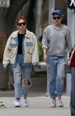 KRISTEN STEWART and SARA DINKIN Heading to a Spa in Los Angeles 02/13/2019