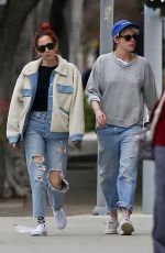 KRISTEN STEWART and SARA DINKIN Heading to a Spa in Los Angeles 02/13/2019