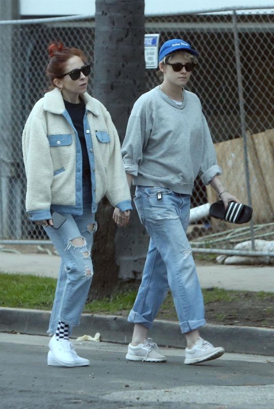 KRISTEN STEWART and SARA DINKIN Heading to a Spa in Los Angeles 02/13/2019