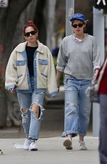 KRISTEN STEWART and SARA DINKIN Out in Los Angeles 02/13/2019