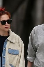 KRISTEN STEWART and SARA DINKIN Out in Los Angeles 02/13/2019