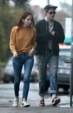 KRISTEN STEWART and SARA DINKIN Out in Los Feliz 01/31/2019