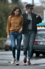 KRISTEN STEWART and SARA DINKIN Out in Los Feliz 01/31/2019